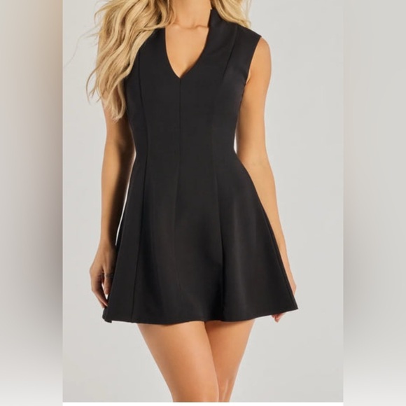 Windsor Classically Sleek Sleeveless A-Line Mini Dress - Picture 1 of 3
